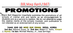 bb mag promotions in NY MDK April 1967.jpg